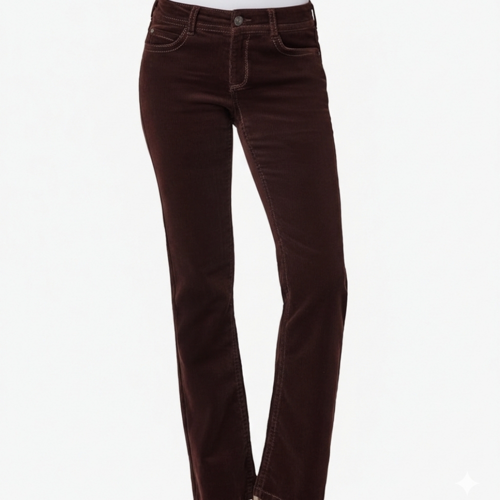 Wallflower Feisty Curvy Low Rise Slim Cut Corduroy Pants